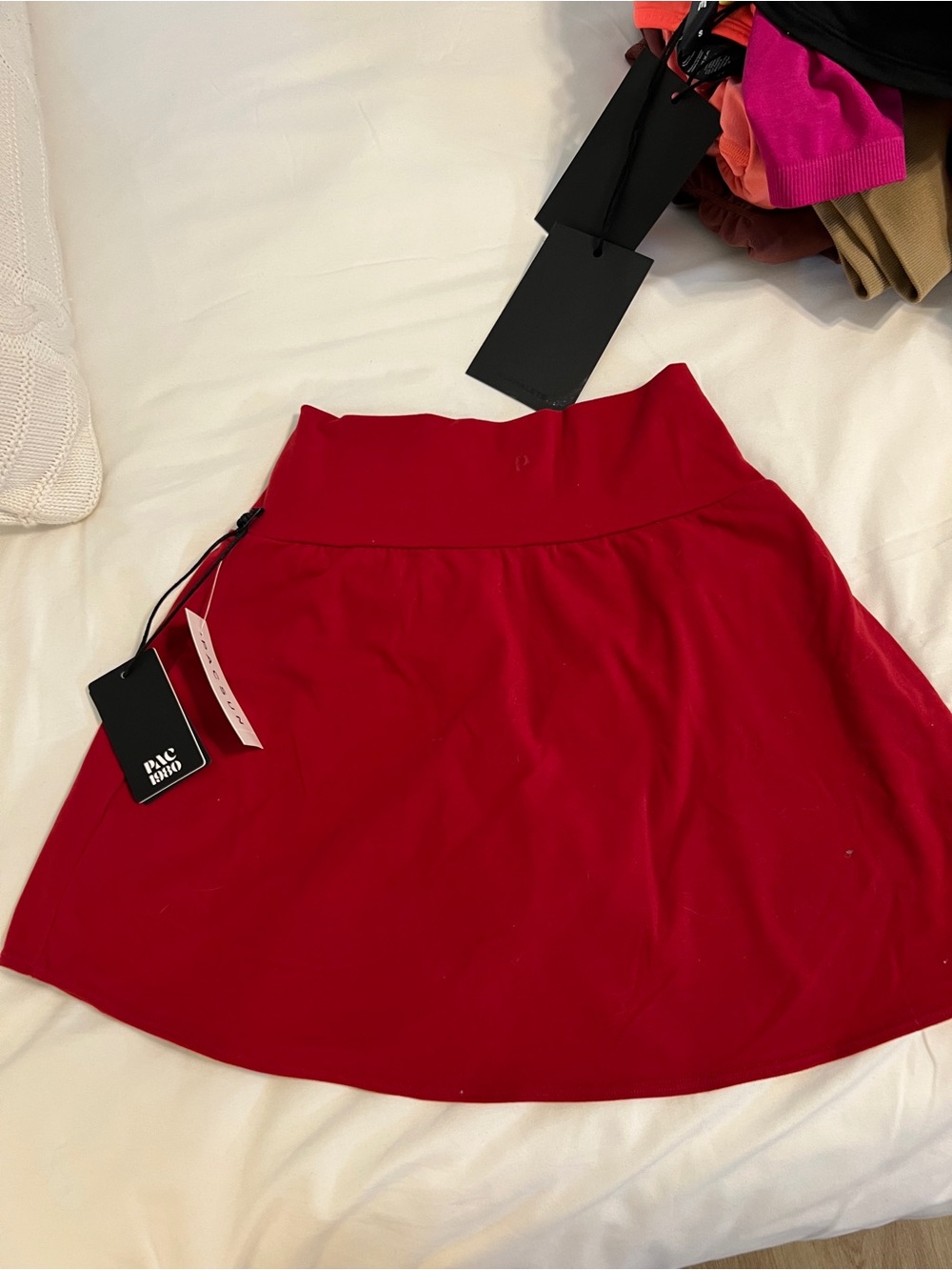 Red pacsun skort NWT